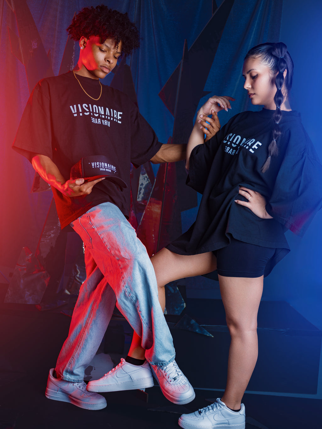 BORN RARE MIRROR-SCRIPT TEE