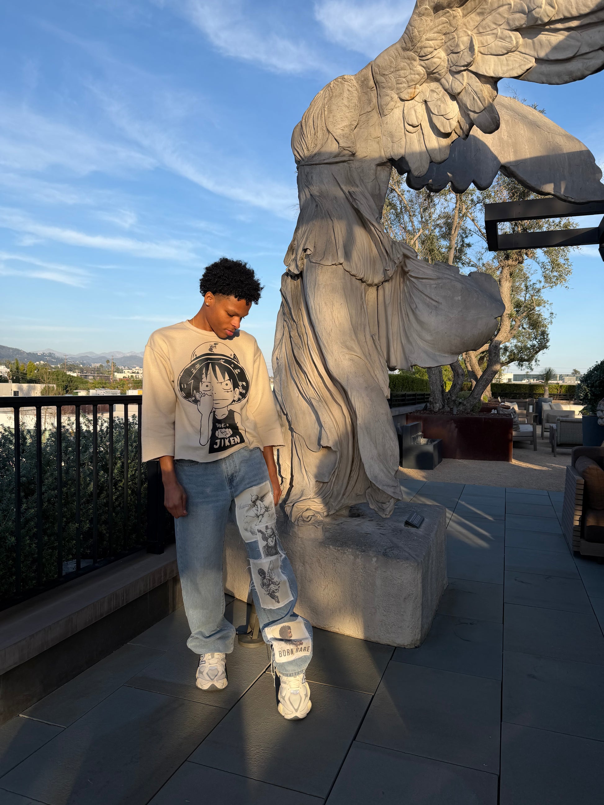 Patchy Angel Jeans
