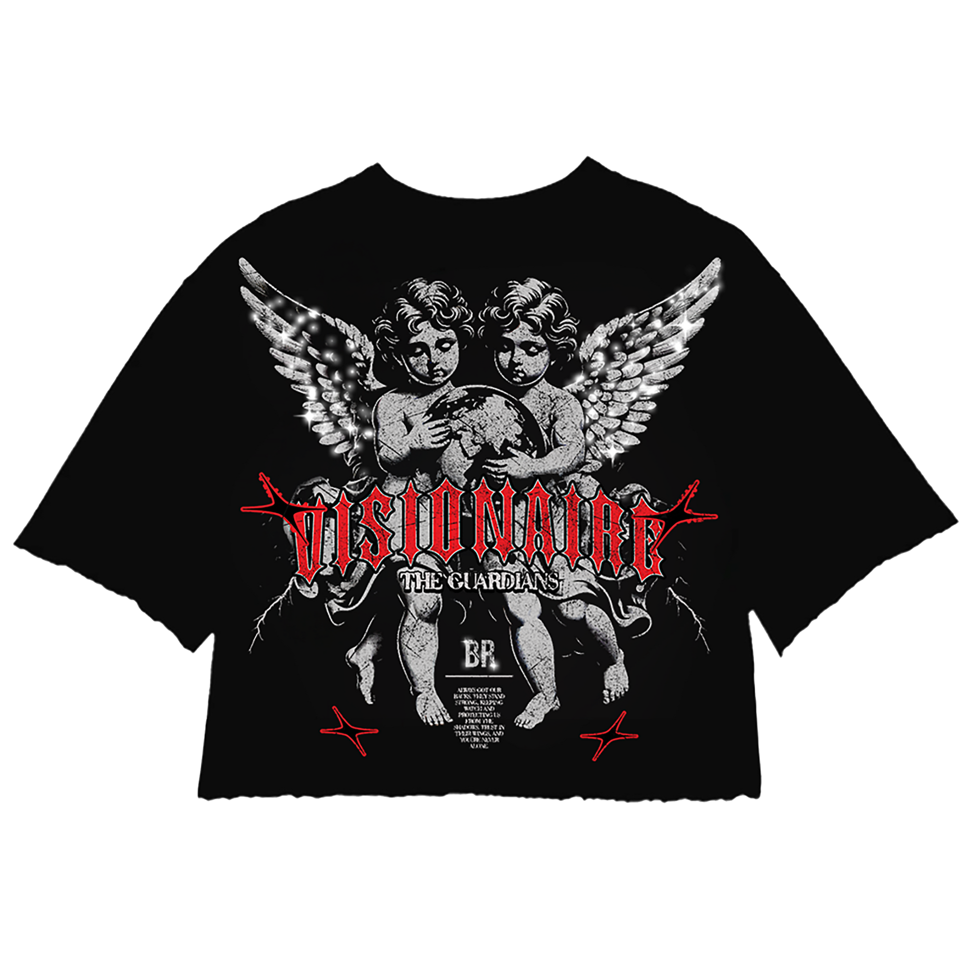 THE GUARDIANS DIAMOND BLACK TEE