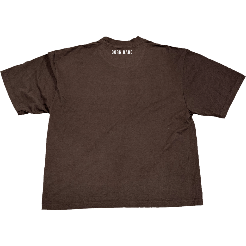 BORN RARE MIRROR-SCRIPT TEE