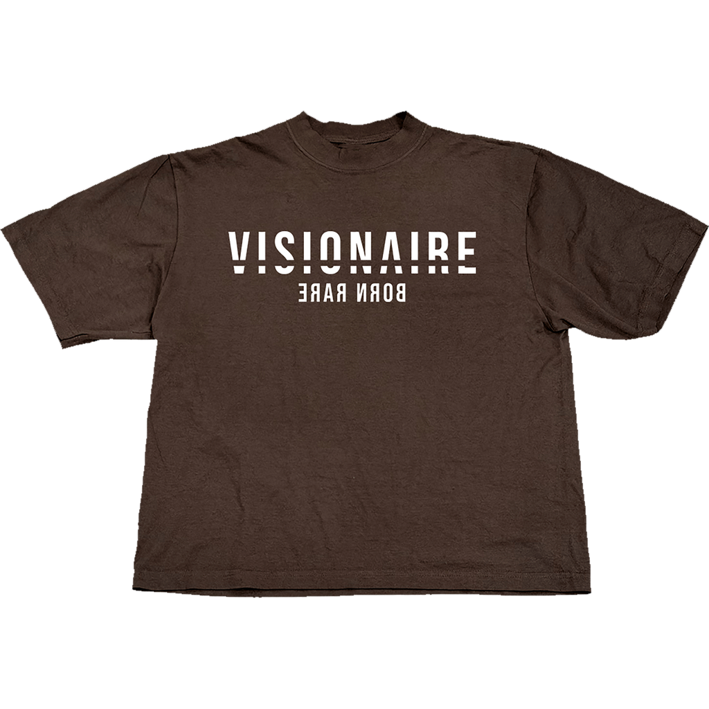 BORN RARE MIRROR-SCRIPT TEE