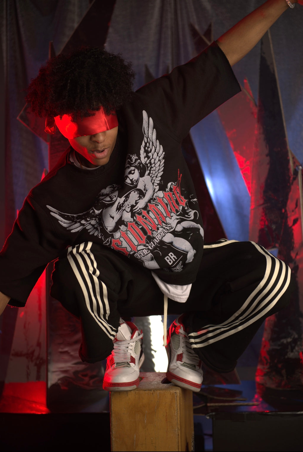 THE GUARDIANS DIAMOND BLACK TEE