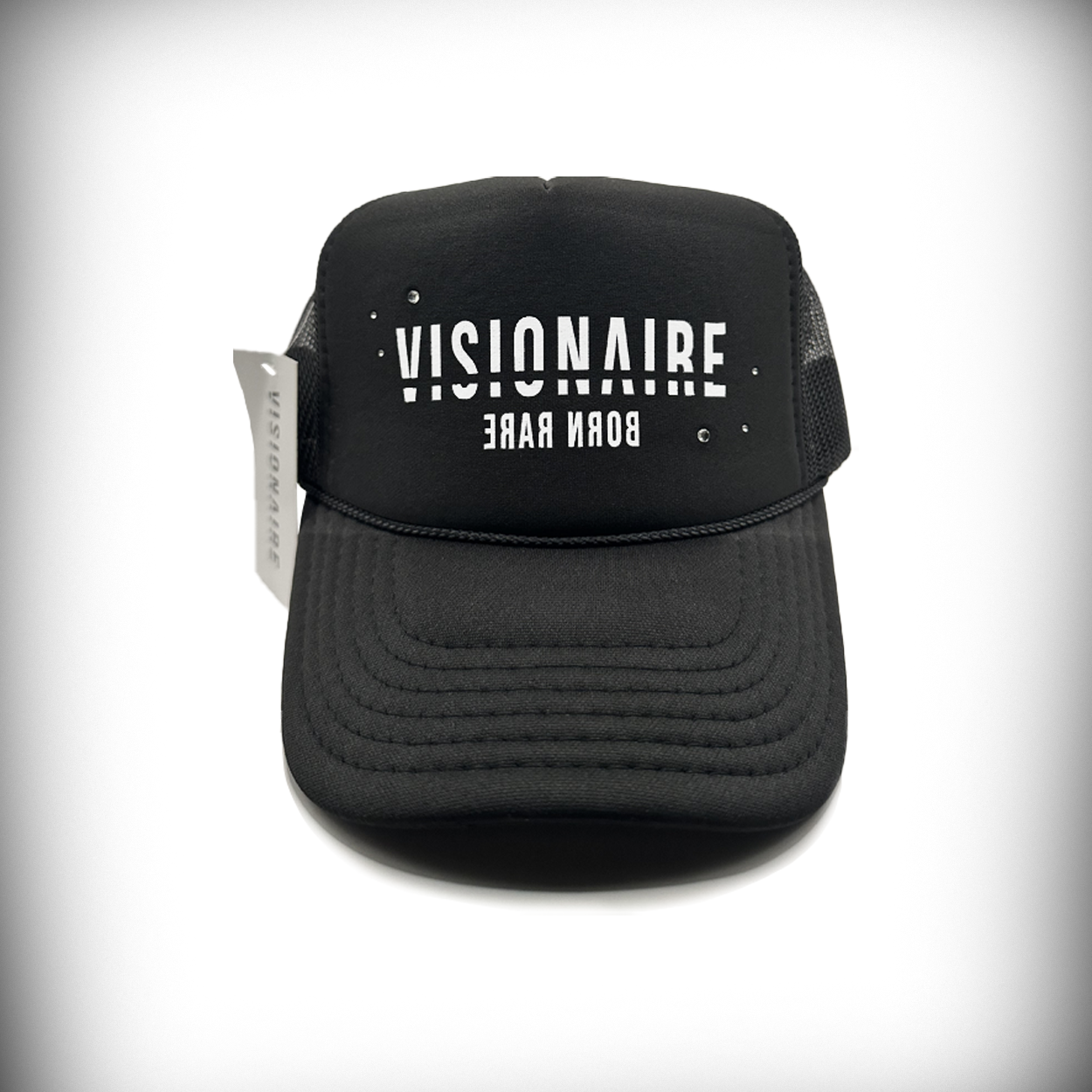 BORN RARE MIRRO SCRIPT CRYSTYL HAT