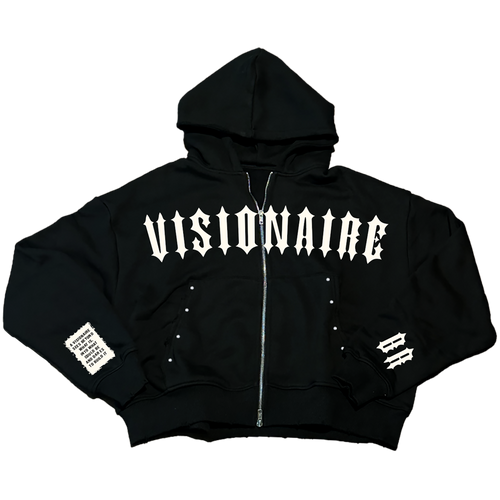 Black Visionaire Crystl Hoodie