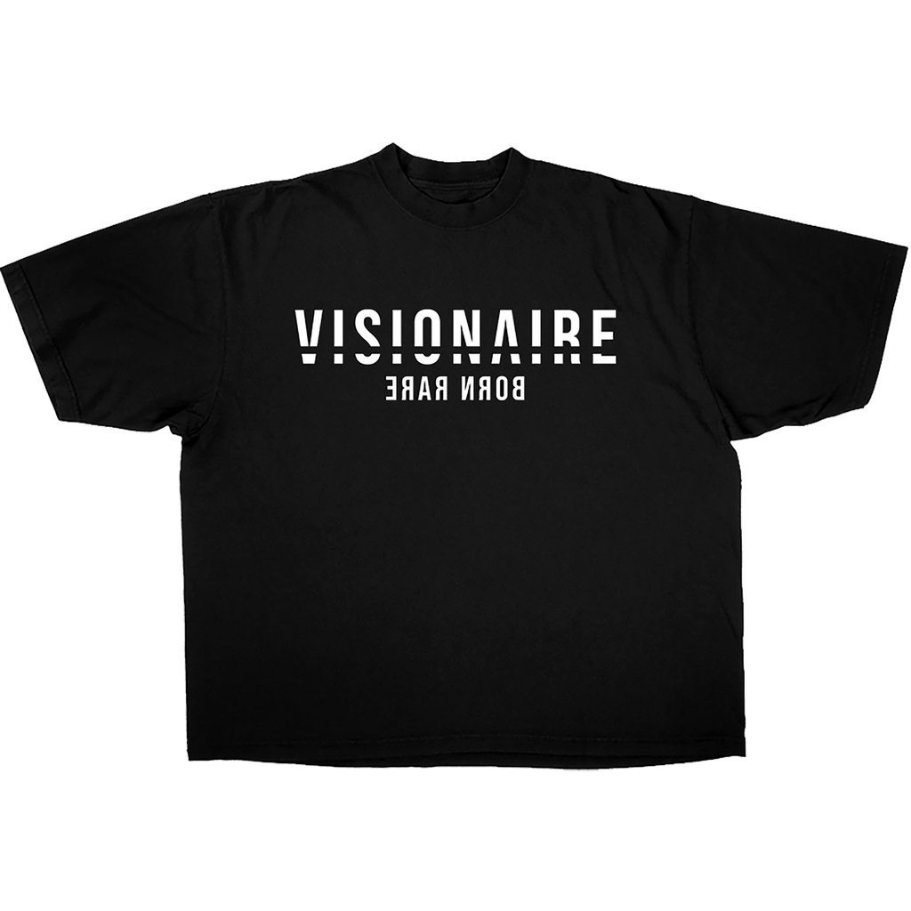 BORN RARE MIRROR-SCRIPT TEE