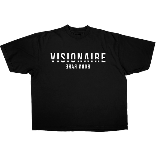 BORN RARE MIRROR-SCRIPT TEE