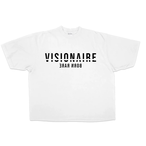 BORN RARE MIRROR-SCRIPT TEE