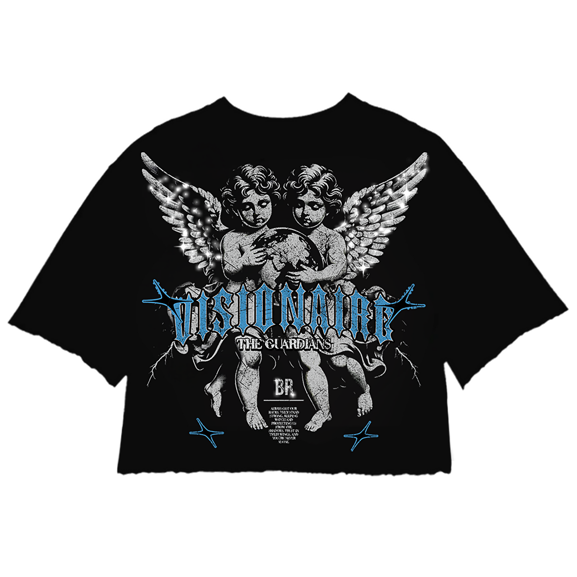 THE GUARDIANS DIAMOND BLACK TEE