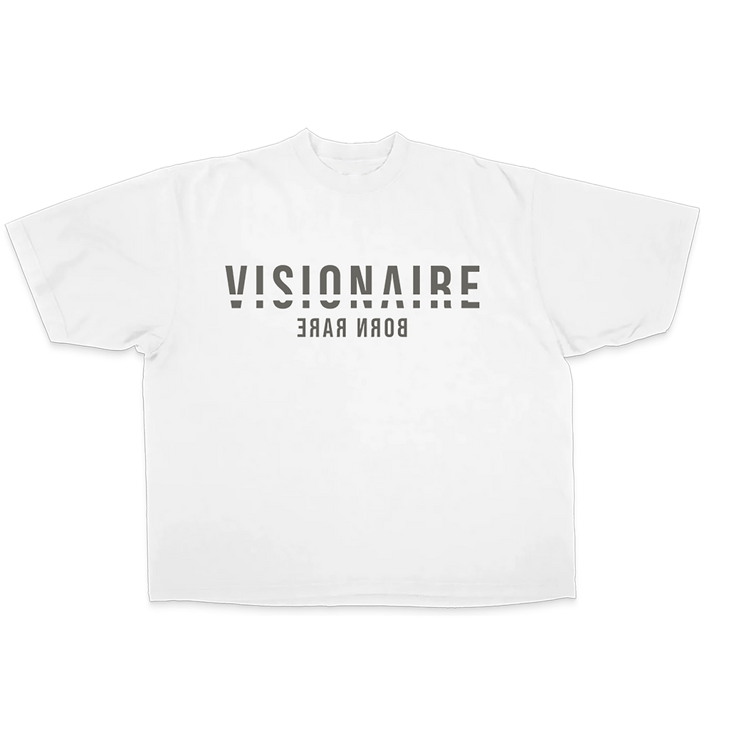 BORN RARE MIRROR-SCRIPT TEE